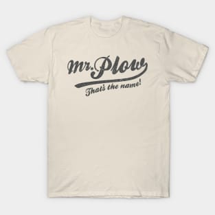 Mr. Plow (Black) T-Shirt